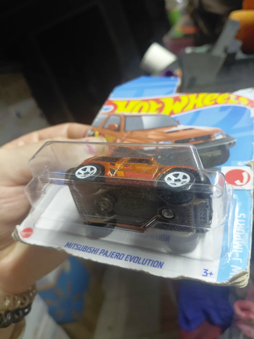 the 2024 Hot Wheels HW J-Imports release of the Mitsubishi Pajero Evolution (num